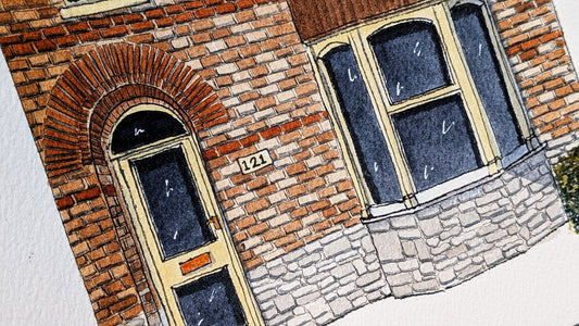 How to Paint Realistic Bricks in Watercolour (Step-by-Step Tutorial) - Natalie Benson Art