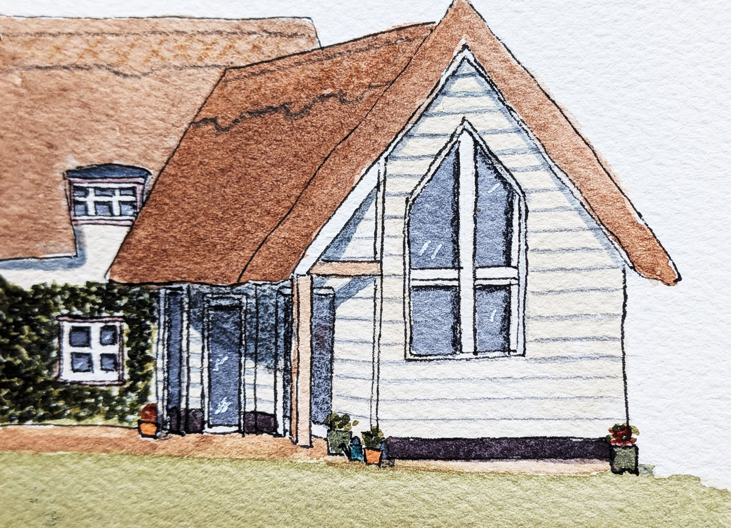 Bespoke House Illustration – Custom Commission