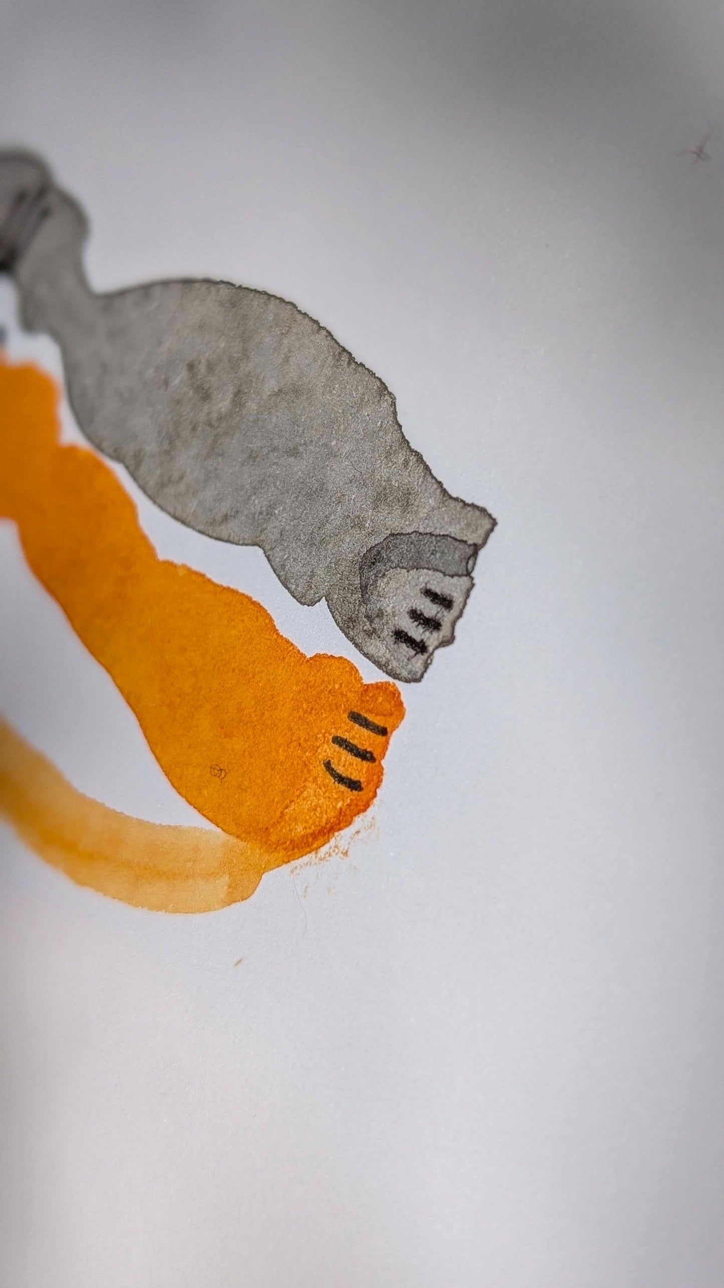 Greetings Card - Funny Calico Cat - Original A6 Hand-Painted Watercolour Card - Natalie Benson Art