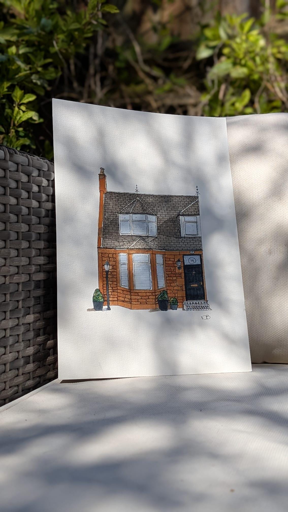 Bespoke House or Business Illustration for US/ROI Customers – Custom Commission - Natalie Benson Art