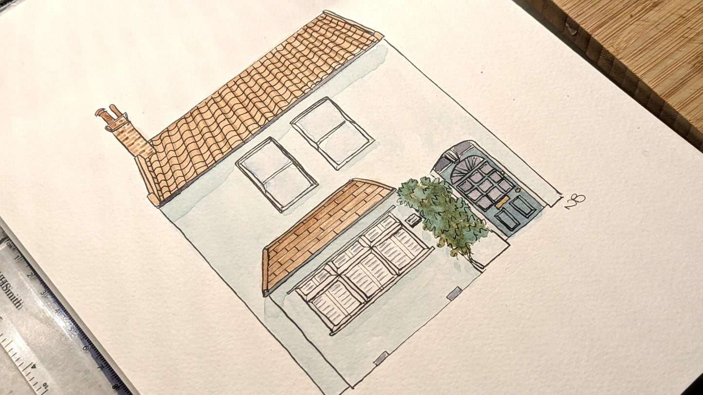 Bespoke House or Business Illustration for US/ROI Customers – Custom Commission - Natalie Benson Art