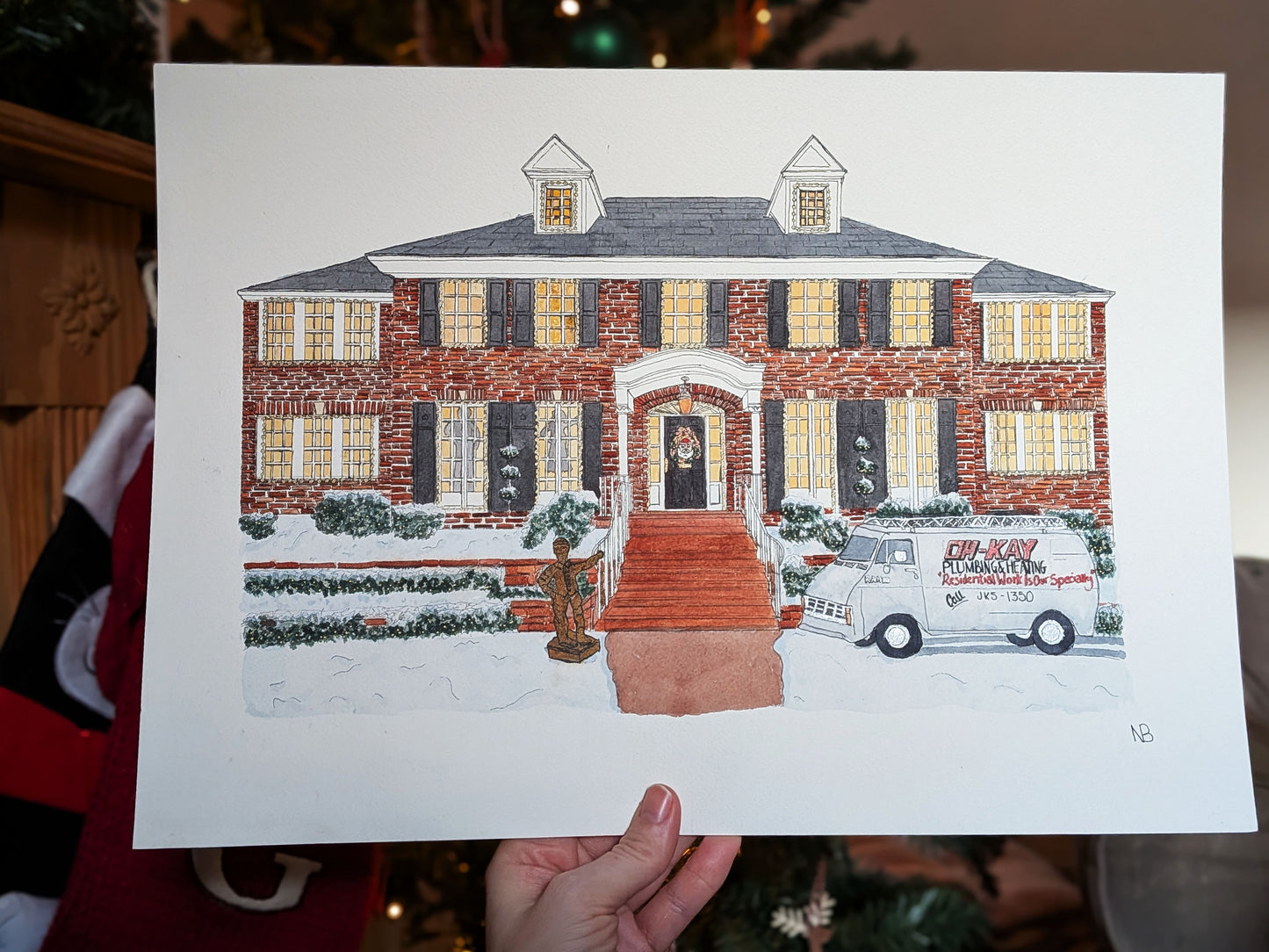 Bespoke Architectural Portrait – Custom House or Business Illustration (UK)