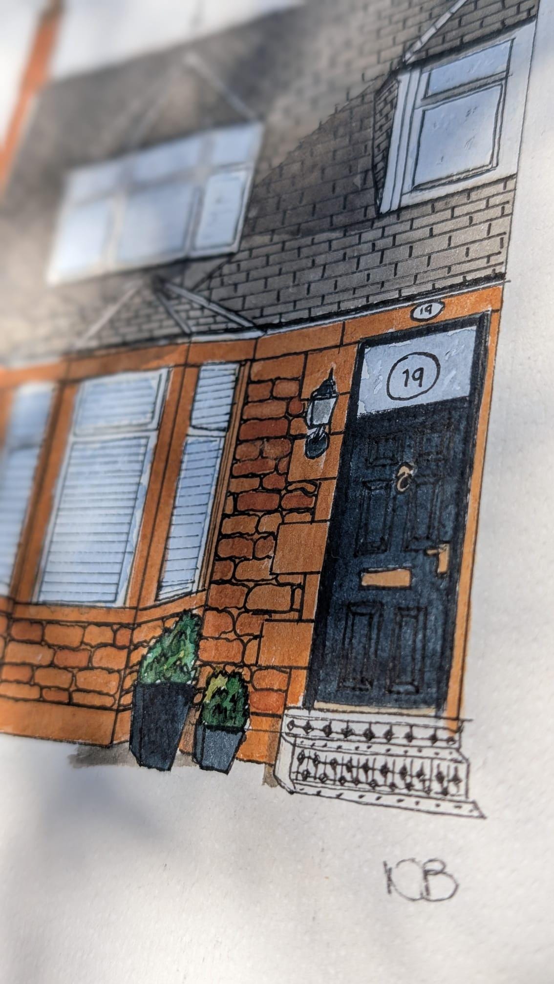 Bespoke House or Business Illustration for US/ROI Customers – Custom Commission - Natalie Benson Art