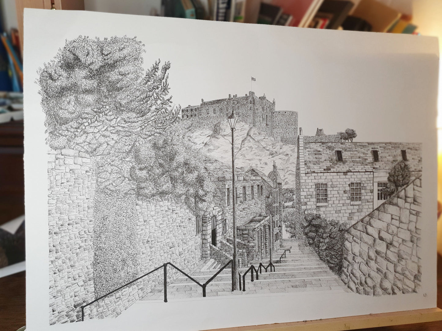 Bespoke A1 or A0 Hand-Drawn Fineliner Cityscape - Detailed ink drawing of your chosen city or favourite view