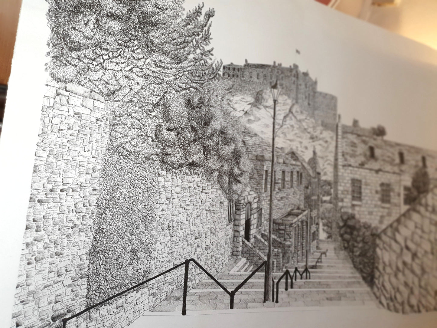 Bespoke A1 or A0 Hand-Drawn Fineliner Cityscape - Detailed ink drawing of your chosen city or favourite view