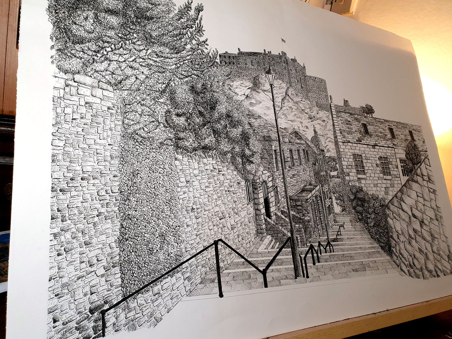 Bespoke A1 or A0 Hand-Drawn Fineliner Cityscape - Detailed ink drawing of your chosen city or favourite view