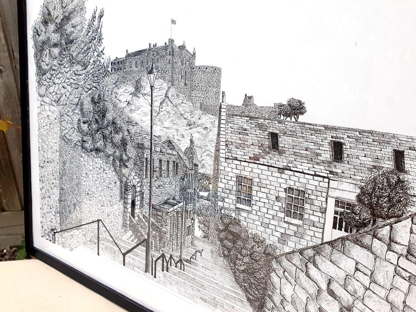 Bespoke A1 or A0 Hand-Drawn Fineliner Cityscape - Detailed ink drawing of your chosen city or favourite view