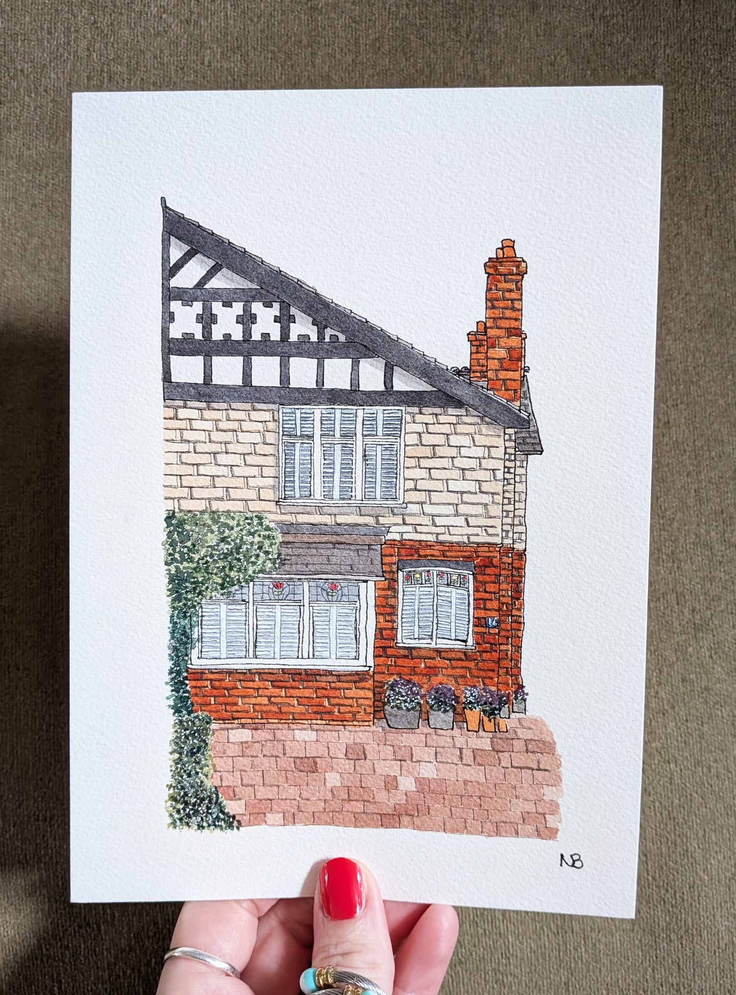 Bespoke House or Business Illustration for US/ROI Customers – Custom Commission