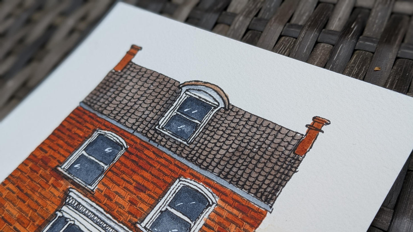 Original Watercolour Painting: York Toy Shop, Handmade A5 Artwork
