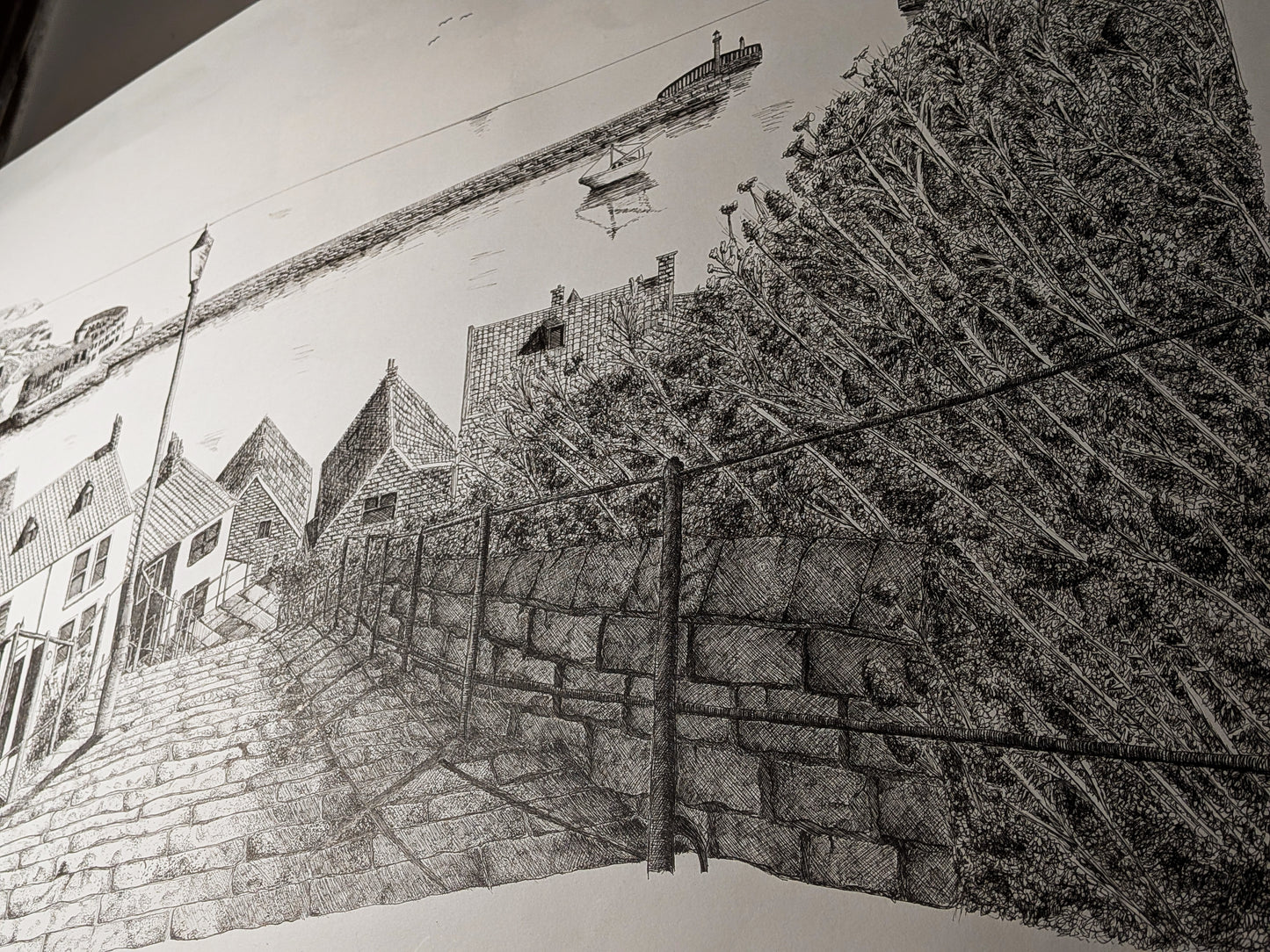 Bespoke A1 or A0 Hand-Drawn Fineliner Cityscape - Detailed ink drawing of your chosen city or favourite view