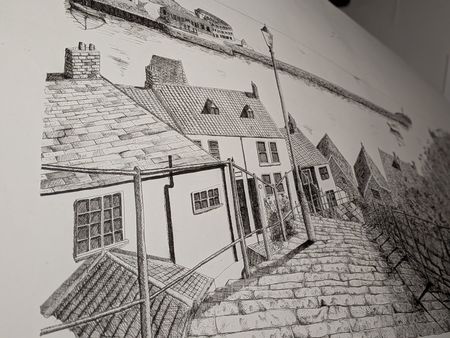 Bespoke A1 or A0 Hand-Drawn Fineliner Cityscape - Detailed ink drawing of your chosen city or favourite view