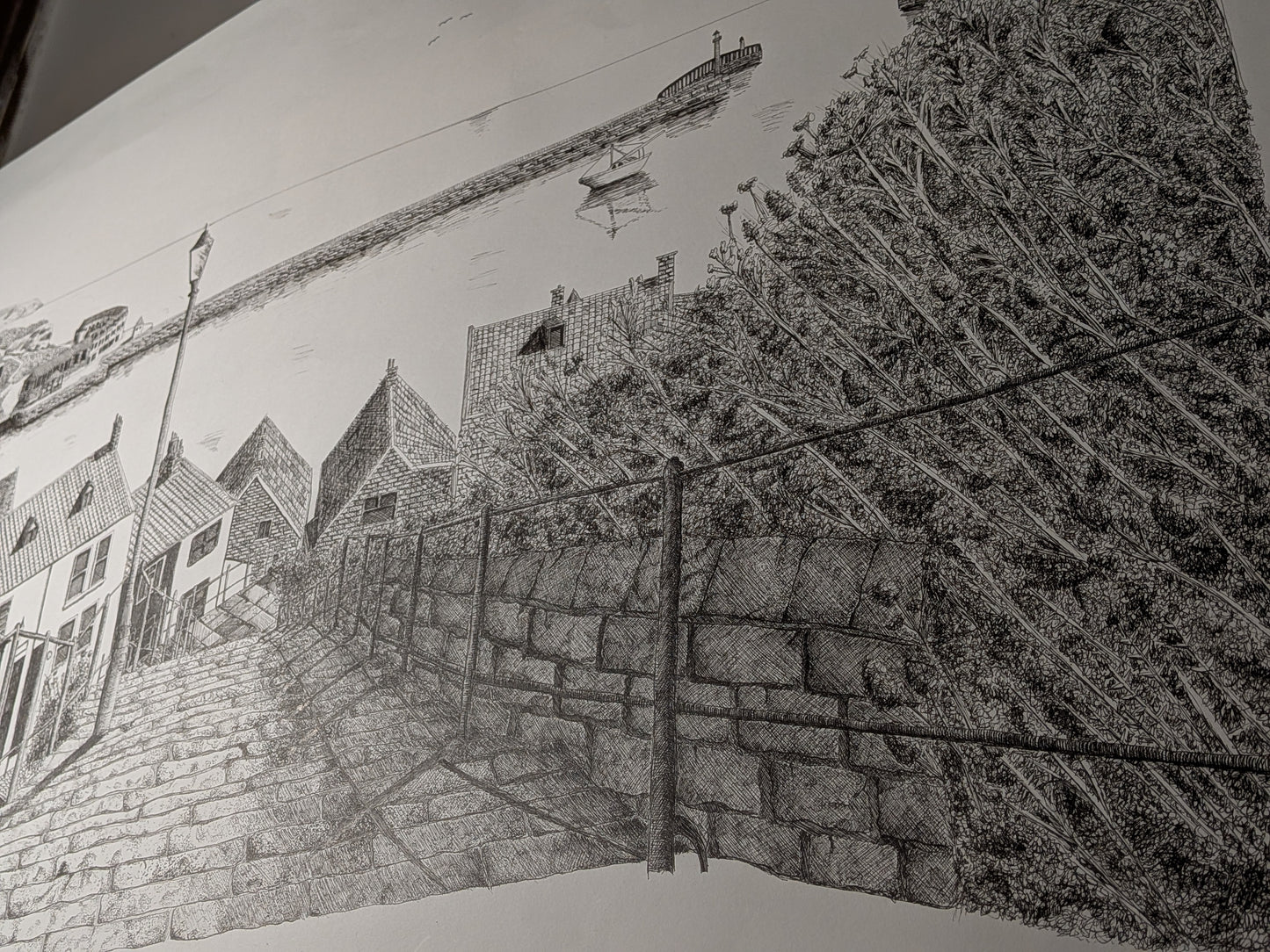 Bespoke A1 or A0 Hand-Drawn Fineliner Cityscape - Detailed ink drawing of your chosen city or favourite view